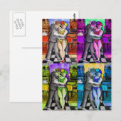 Pop Tango Tancing Postkarte (Vorne/Hinten)