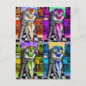 Pop Tango Tancing Postkarte (Vorderseite)