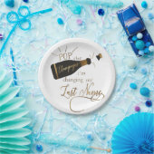 Pop the champagne i´m changing my last name! pappteller (Party)