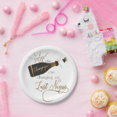 Pop the champagne i´m changing my last name! pappteller (Party)