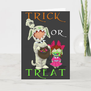 Pop the Goodbye Puppy Halloween Card Karte