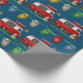 Pop Top Camper | Teardrop Trailer | Camper Van Geschenkpapier (Ecke)