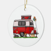 Pop Top Camper | Teardrop Trailer | Camper Van Keramik Ornament (Links)