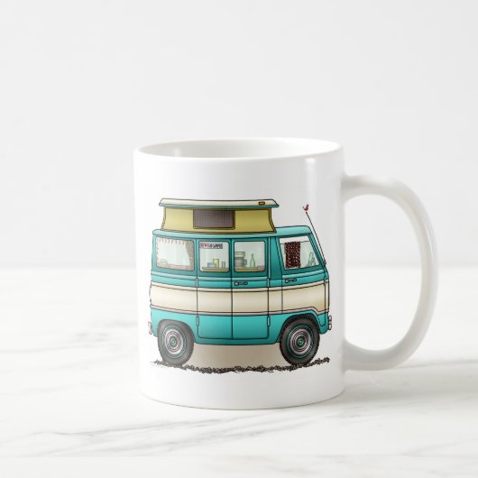 Pop Top Van Camper Kaffeetasse (Rechts)