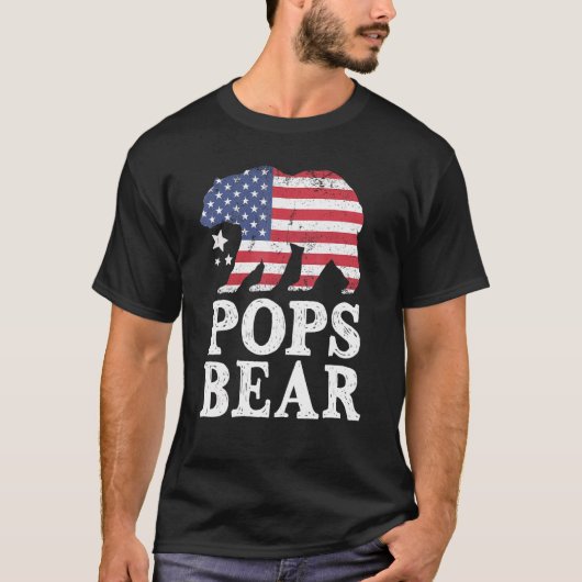 Pop tragen Patriotische Flag-Matching-Familie 4. J T-Shirt (Vorderseite)