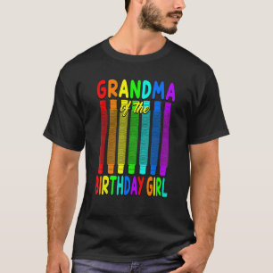 Pop Tube Geburtstagsgrandma der Geburtstagsmarine T-Shirt