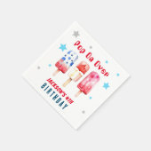 Pop über Kinder Sommerpopulationen Geburtstag Serviette (Ecke)