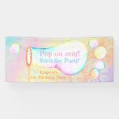 Pop über Kindergeburtstag Party Banner (Horizontal)