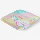 Pop über Kindergeburtstag Party Pappteller (Gewinkelt)