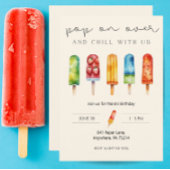 Pop über Popsicle Custom Birthday Einladung