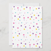 Pop über Regenbogeneis Pop Sommer Geburtstag Einladung (Rückseite)