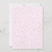 Pop über Sommer Thema Geburtstag Einladung (Rückseite)