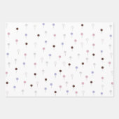 Pop überall in Weiß Geschenkpapier Set (Vorderseite 2)