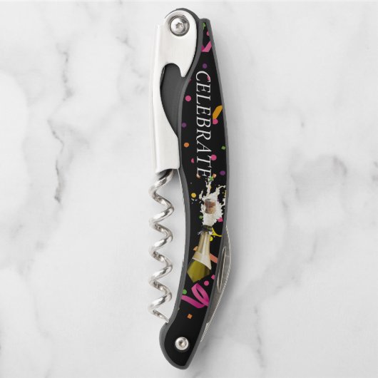 Pop und Feiern Kellnermesser (Vorderseite)