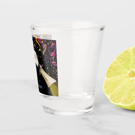 Pop und Feiern Schnapsglas (Rechts)