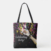 Pop und Feiern Tasche (Rückseite)