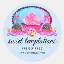 Pop und Siegel der Bäckerei Cupcake