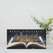 Pop-up Book City um Mitternacht Frohe WeihnachtsFC (Stehend Vorderseite)