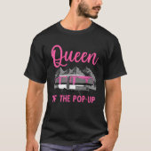 Pop Up Camper Art für Frauen Mädchen Pop Anhänger T-Shirt (Vorderseite)
