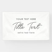 Pop Up Shop Banner signieren Moderne Schrift (Horizontal)