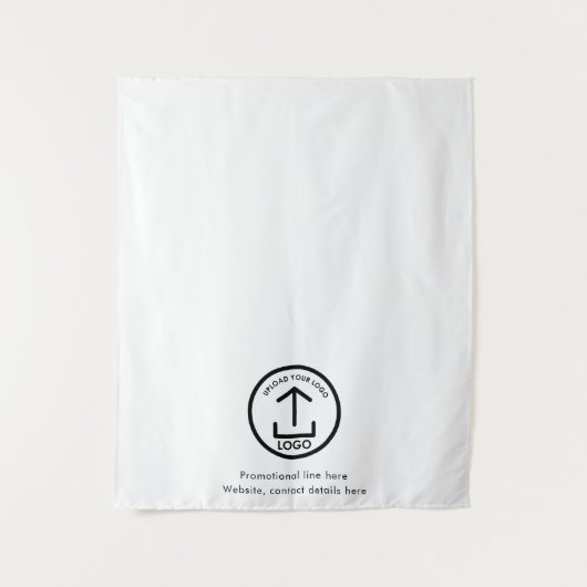 Pop-Up-Shop-Logo-Banner-Tabelle Wandteppich (Vorderseite)