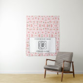 Pop-Up-Shop-Logo Wildflower-Branding-Display Wandteppich (Beispiel)