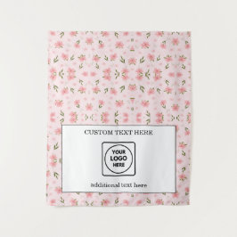 Pop-Up-Shop-Logo Wildflower-Branding-Display Wandteppich