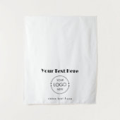 Pop-Up-Shop-Tabelle Runner-Banner-Logo-Retro-Text Wandteppich (Vorderseite)