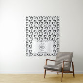 Pop Up Shop Table Runner Banner Business Logo Boge Wandteppich (Beispiel)