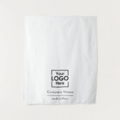 Pop Up Shop Table Runner Banner Business Logo Web Wandteppich (Vorderseite)