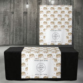 Pop Up Shop Table Runner Banner Logo Exotic Wandteppich