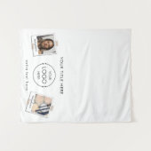 Pop Up Shop Table Runner-Banner-Logo-Fotos Wandteppich (Vorderseite (Horizontal))