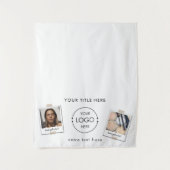 Pop Up Shop Table Runner-Banner-Logo-Fotos Wandteppich (Vorderseite)