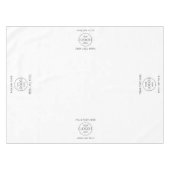 Pop Up Shop Table Runner-Banner-Logo Tischdecke (Vorderseite (Horizontal))