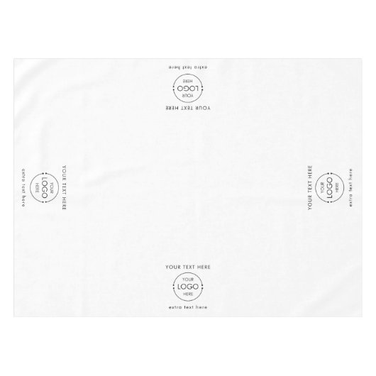 Pop Up Shop Table Runner-Banner-Logo Tischdecke (Vorderseite (Horizontal))