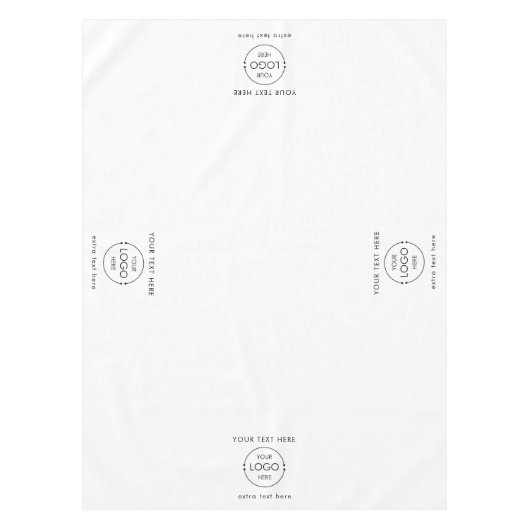 Pop Up Shop Table Runner-Banner-Logo Tischdecke (Vorderseite)