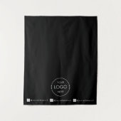 Pop Up Shop Table Runner-Banner-Logo Wandteppich (Vorderseite)