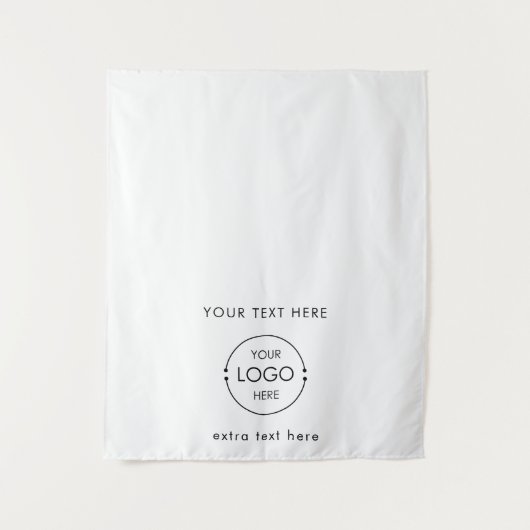 Pop Up Shop Table Runner-Banner-Logo Wandteppich (Vorderseite)