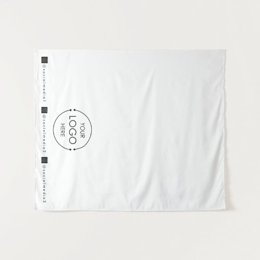 Pop Up Shop Table Runner-Banner-Logo Wandteppich (Vorderseite (Horizontal))