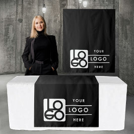 Pop Up Shop Table Runner Banner Market Booth Logo Wandteppich