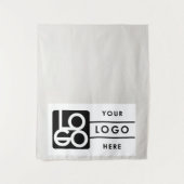 Pop Up Shop Table Runner Banner Market Booth Logo Wandteppich (Vorderseite)