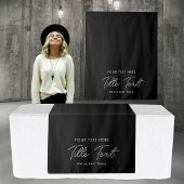Pop Up Shop Table Runner-Banner - Modern Script Wandteppich