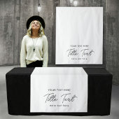 Pop Up Shop Table Runner-Banner - Modern Script Wandteppich