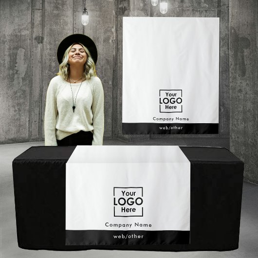 Pop Up Shop Table Runner Banner Template Wandteppich