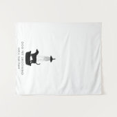 Pop Up Shop Table Runner Sign Vendor Dog Grooming Wandteppich (Vorderseite (Horizontal))