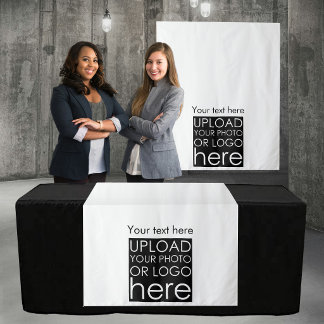 Pop-Up-Shop-Tischbanner-Verkäufer-Geschäftslogo Wandteppich