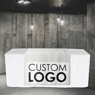 Pop-Up-Shop-Tischläufer-Banner großes Logo Leinen Wandteppich