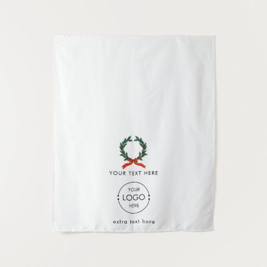 Pop Up Shop Tischtennisbanner Weihnachtsmarkt Verk Wandteppich (Vorderseite)