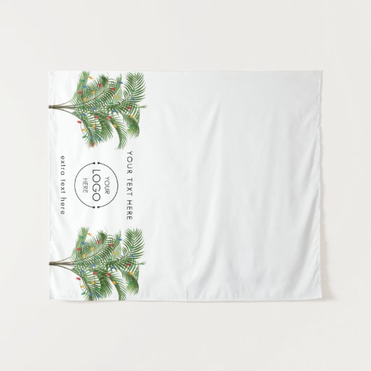 Pop Up Shop Tischtennisbanner Weihnachtsmarkt Verk Wandteppich (Vorderseite (Horizontal))