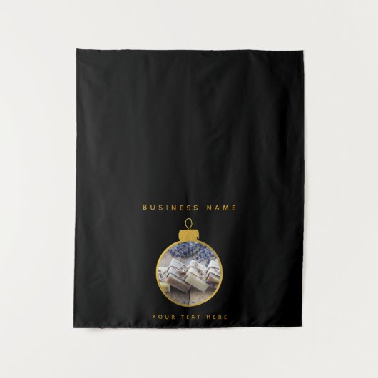 Pop Up Shop Tischtennisbanner Weihnachtsmarkt Verk Wandteppich (Vorderseite)